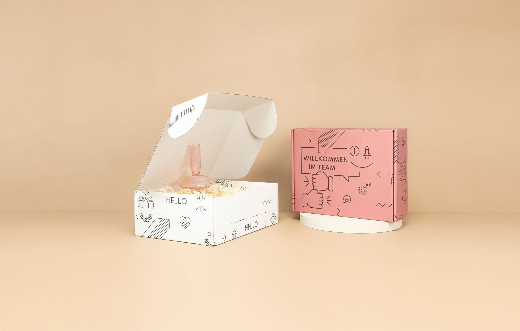 Geschenkverpackung für Weihnachten